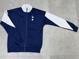 刺客拉链足球服长袖外套高领宝蓝色冬季出场训练男生新款运动踢球