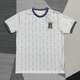 几内亚冷门复古白色球衣短袖 运动健身服 足球训练服定制男2526夏季