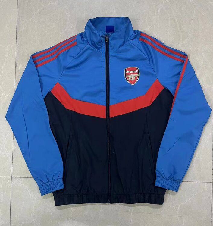 复古宝蓝长袖薄款风衣男2526足球训练出场跑步健身运动队服