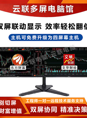 专业多屏炒股专用电脑主机股票期货金融交易多屏幕办公四屏双两屏