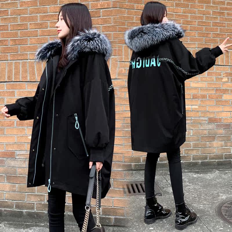 派克服女2025冬新款皮毛一体獭兔毛可拆卸内胆中长款过膝皮草外套,女装/女士精品,派克服,淘宝优惠券,粉丝福利购,淘宝优惠卷