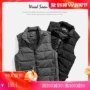 WOODSOON xuống vest nam dày mùa thu ấm áp và mùa đông không tay ngắn học sinh thanh niên thương hiệu vest - Dệt kim Vest áo cardigan nam