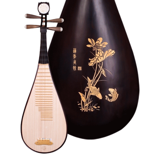 北京星海硬木琵琶8971LY连年有余成人教学考级初学入门实木琵琶
