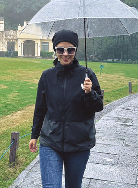 Solano JACKET拼色夹克外套女户外旅行徒步防水防晒薄款软壳衣男