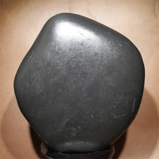 1166克摆件大块龙河卡瓦石真假和阗玉纯黑墨玉籽学习标本雕刻作料