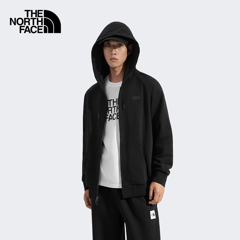 26春季新款TheNorthFace北面男户外休闲针织开衫弹力连帽卫衣8F0H