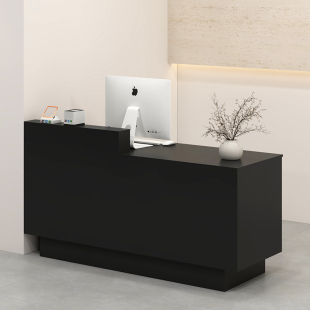 吧台收银台服装 店吧台简约美容院公司前台 店收银台轻奢小型服装