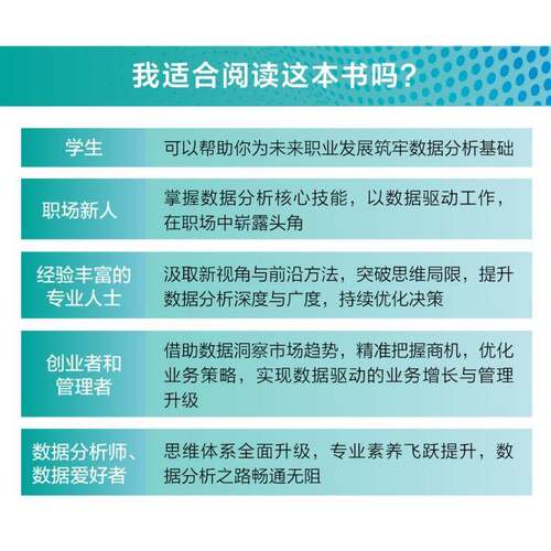 数据分析思维通识课:带你看透数据:unveiling the truth behind the data郭炜人民邮电出版社