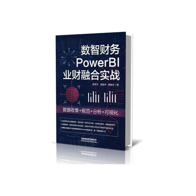 数智财务-PowerBI 业财融合实战(数据收集+规范+分析+可视化)祝泽文中国铁道出版社