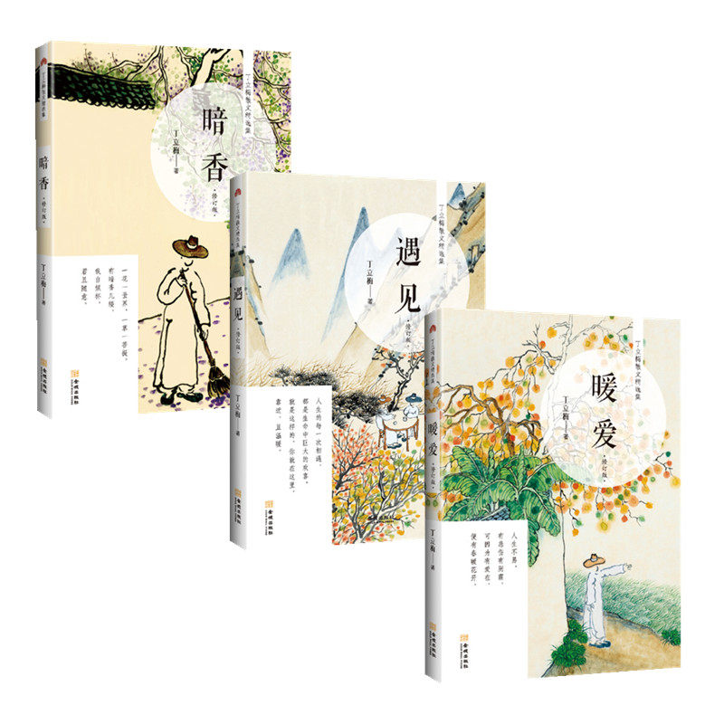 丁立梅散文精选集修订版三册 遇见 暗香 暖爱 暖人心作家心灵鸡汤式的