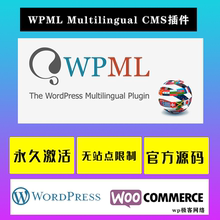 WPML Multilingual CMS WP插件 中文版 多国语言网页自动翻译插件