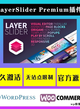 LayerSlider Premium WP插件 在线可视化编辑高级幻灯片设计插件