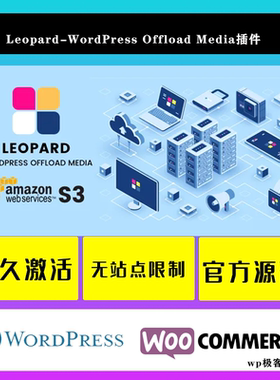 Leopard-WordPress Offload Media 中文版图片媒体库动静分离插件
