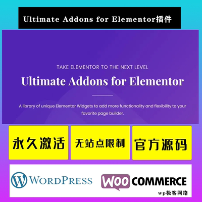 Ultimate Addons for Elementor 功能增强小工具WordPress插件