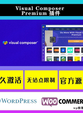 Visual Composer Premium WP插件 自定义页面设计生成多合一插件