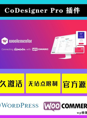 CoDesigner Pro WP插件 WooCommerce的Elementor扩展小工具插件