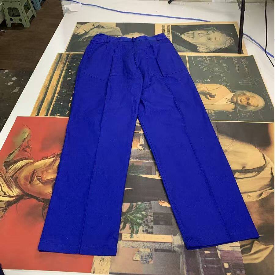 夏季加肥特大码化工厂工装裤工人劳保裤加油站防静电工作服裤子男