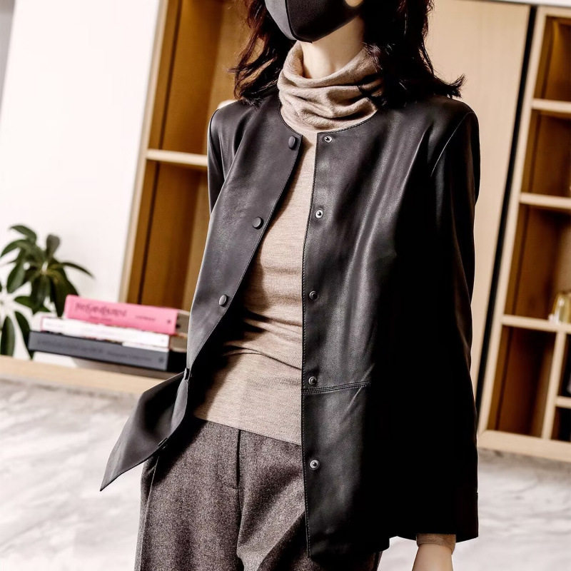 洋气2025秋冬新款皮衣上档次品质女装显瘦加绒大码休闲外套
