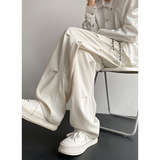 26新款褶皱垂感直筒小西裤休闲裤直播长裤潮504-K173-P55控78，男装西裤，星座504