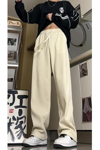 25美式复古灯芯绒垂感休闲裤潮牌宽松阔腿裤504-K184-P45控68图片