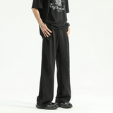 2025新款港风男女潮流多折微喇叭西裤长裤子潮504-K831-P40控68，男装西裤，星座504