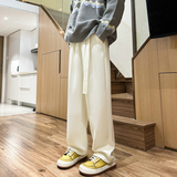 2026新款垂感小西裤休闲裤男女情侣学生直筒裤潮504-K129-P55，男装休闲裤，星座504