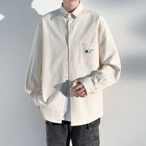 25小香风新款学生男女情侣格子衬衣工装夹克外套504-W660-P45控59图片