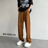 25新款送腰带冰丝垂感西裤痞帅休闲长裤直播品质504-K161-P45控68，男装休闲裤，星座504
