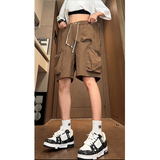 25夏多巴胺短裤潮牌多口袋工装宽松休闲五分裤504-K336-特P31控58，男装牛仔裤，星座504