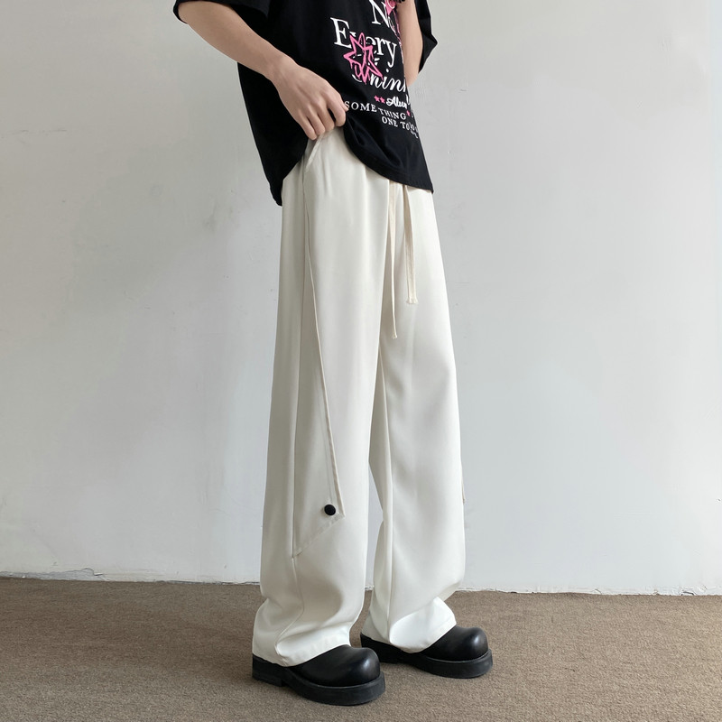 抖音直播新款解构西裤宽松直筒休闲裤长裤潮504-K189-P45控68图片