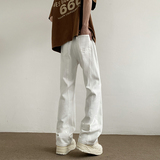 26新款学生男女微喇叭弧形拼接牛仔裤504-K806-P55控79，男装牛仔裤，星座504