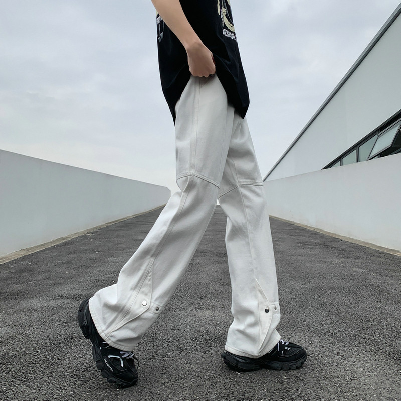 26新款男女学生美式高街牛仔裤休闲裤长裤潮504-K153-P55控78，男装牛仔裤，星座504