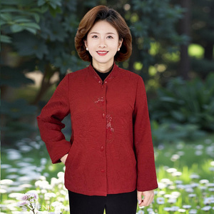 文君2025春季新款中老年女装