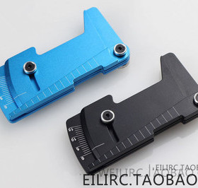 台湾FALCON 1/10调车工具 金属CNC车高尺 调车量高尺 四轮定位尺