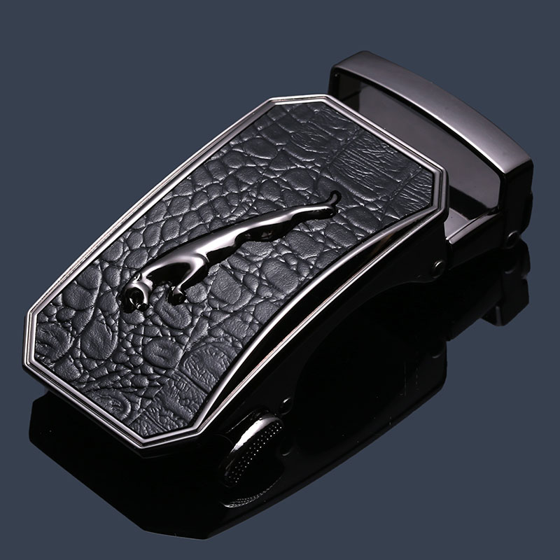 牛皮面皮带头自动扣扣头