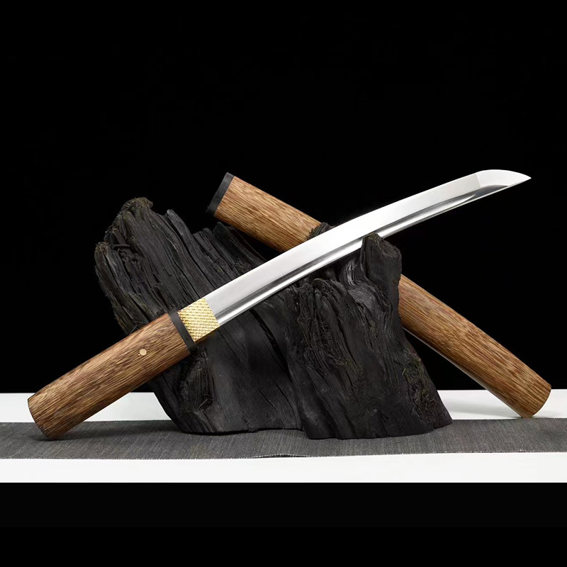 龙泉市刀剑短刀唐横刀一体棍刀防身刀具收藏摆件小刀冷兵器未开刃
