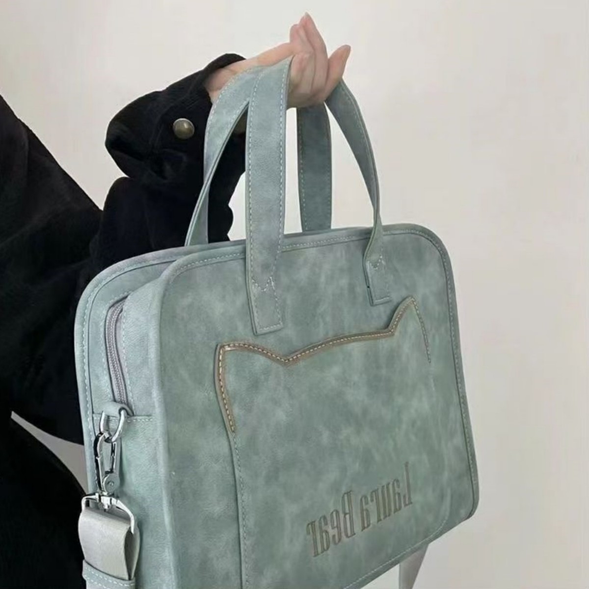 包商务通苹果华为华硕笔记本电脑包女适用联想好看单肩手提学生