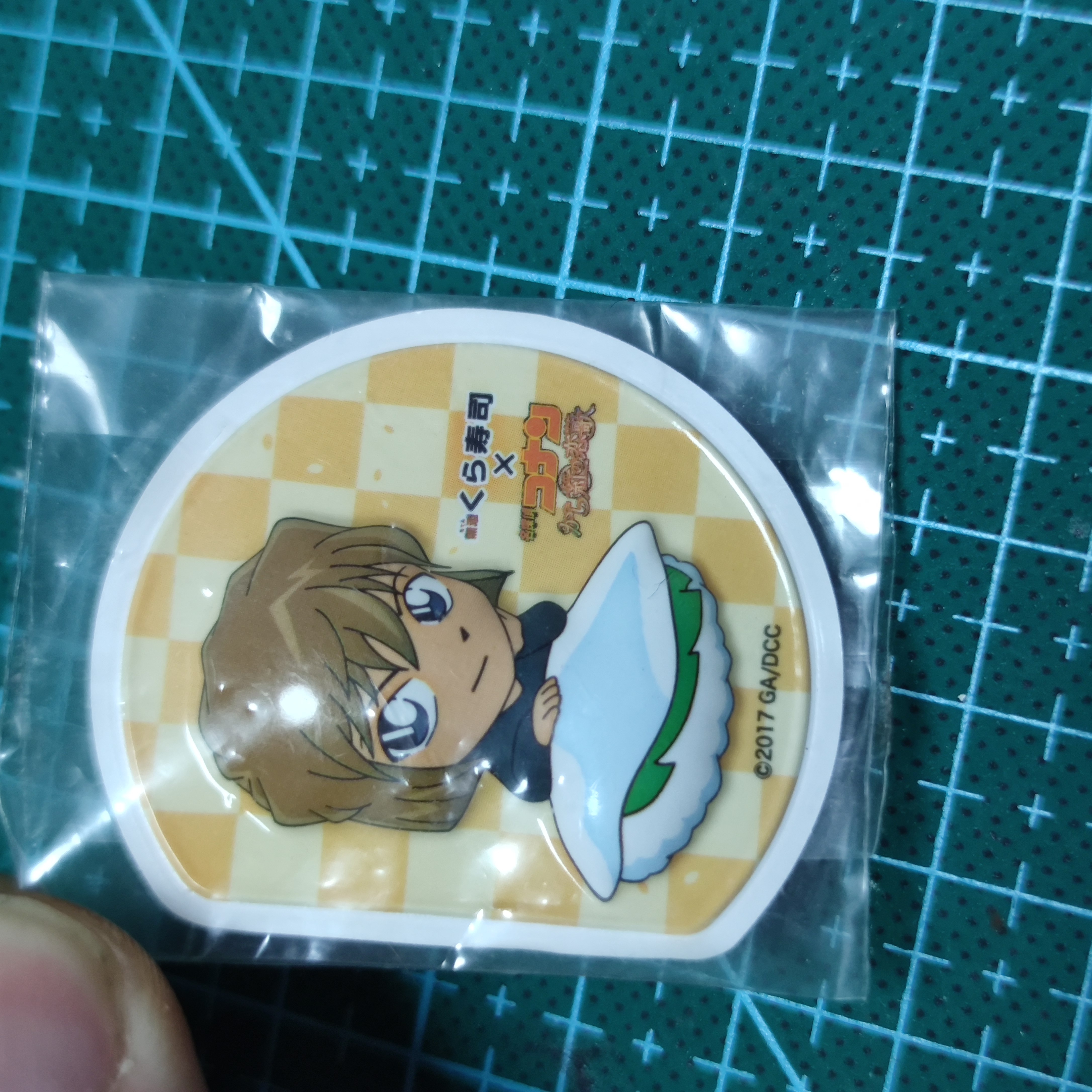 kura寿司名侦探柯南食玩贴片名牌灰原哀促销现货