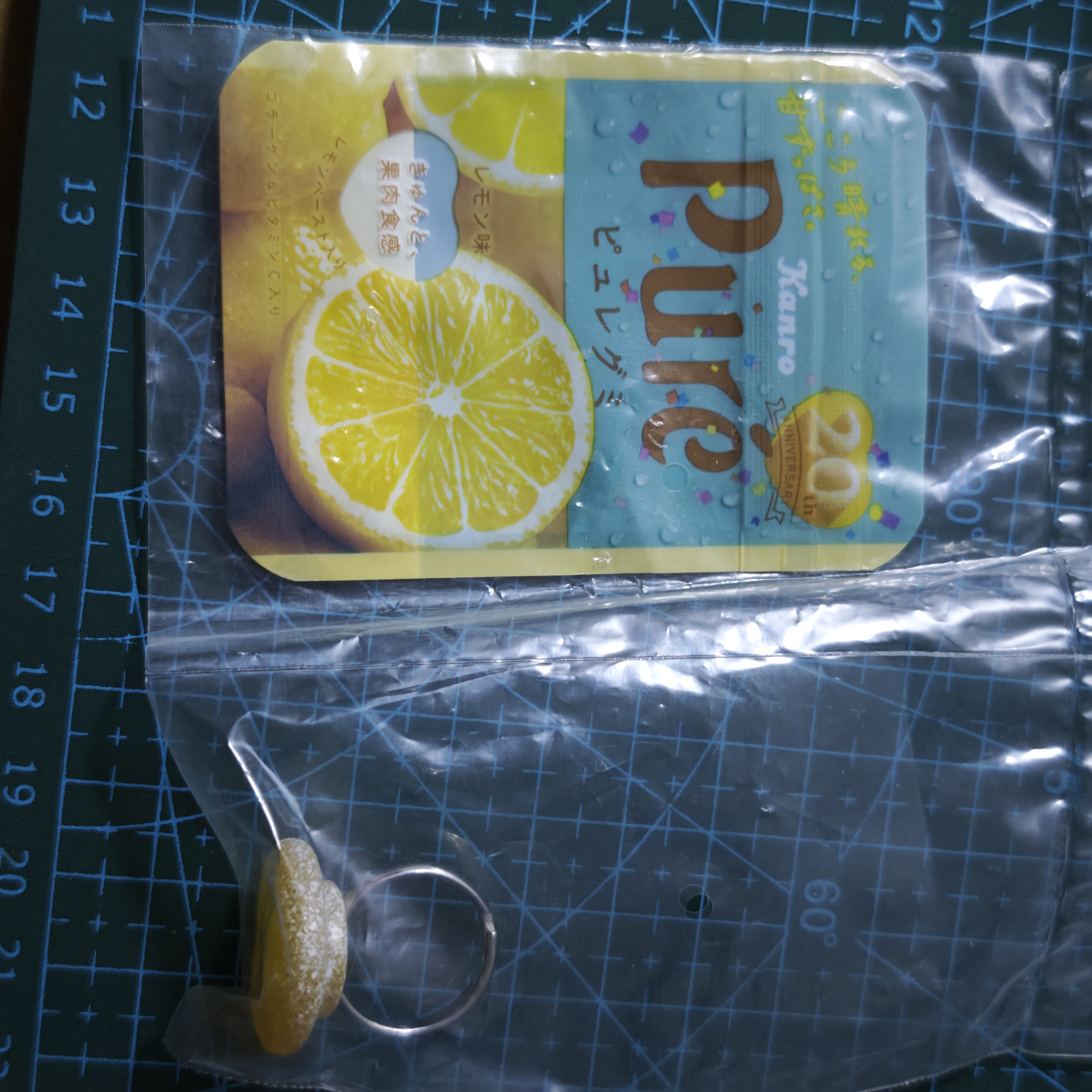 万代扭蛋食玩仿真Pure果汁软糖戒指环微缩道具促销现货