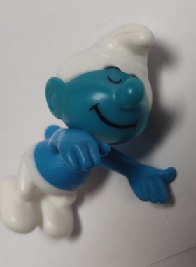 蓝精灵Smurfs摆件食玩扭蛋造型促销现货小号迷你