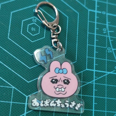 opanchu胖次内裤兔亚克力平面挂件手机链现货促销