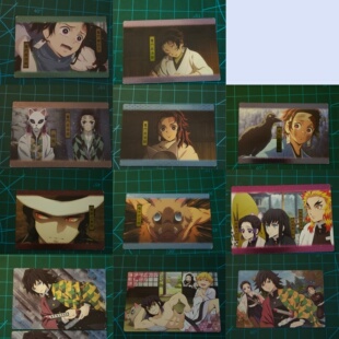 万代鬼灭之刃食玩卡牌嘴平伊之助我妻善逸炼狱杏寿郎时透无一郎