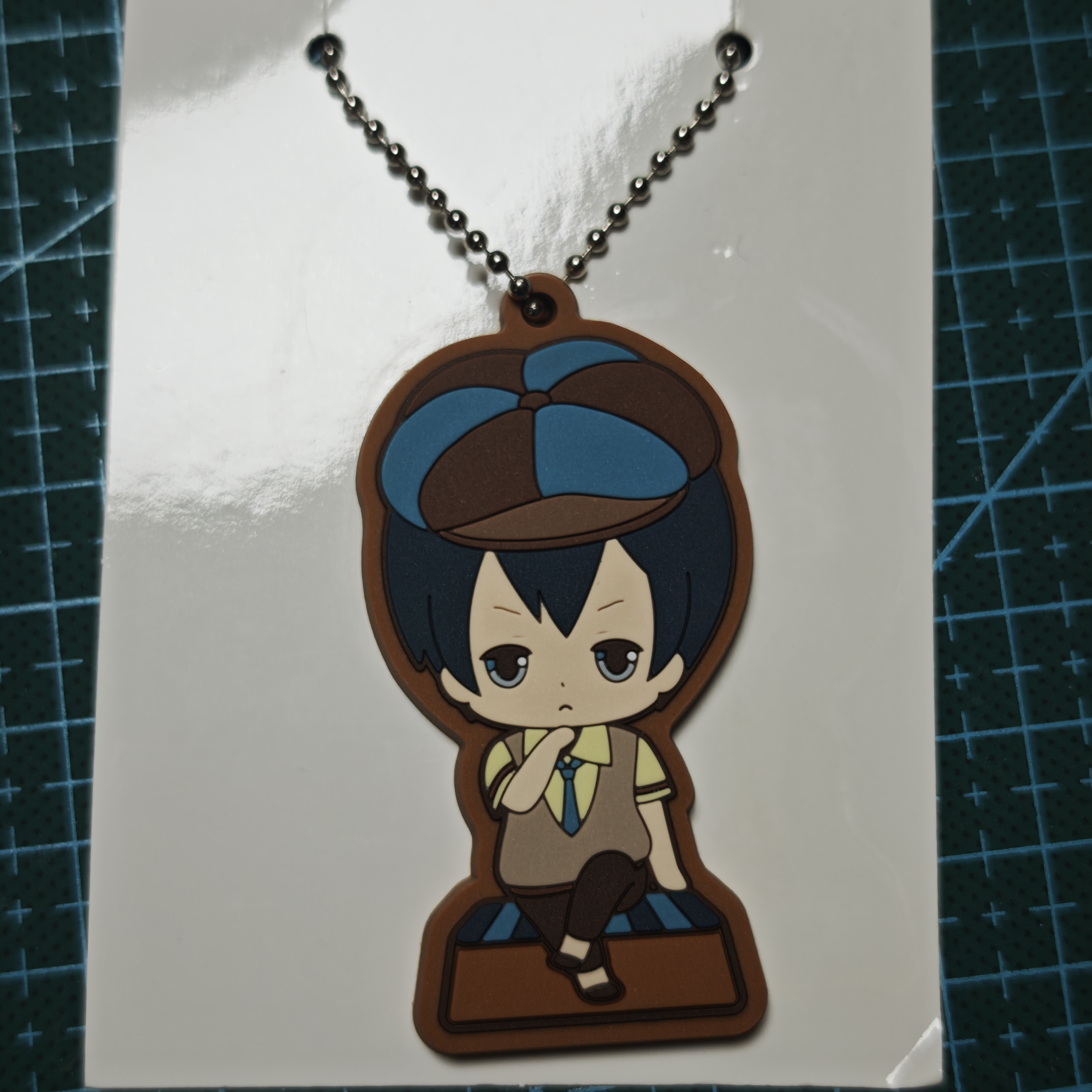 Taito男子游泳部free巧克力赏橡胶挂件钥匙圈Q版七濑遥high speed