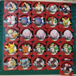 宠物小精灵宝可梦Tomy对战tretta蚊香君蛙卡蒂狗皮卡丘胡说树