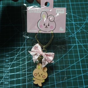 防弹少年团BTS联名LINE FRIENDS金属挂件钥匙圈cooky田柾国BT21