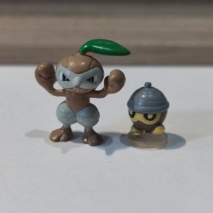 神奇宝贝宠物小精灵宝可梦Tomy多美扭蛋立体图鉴橡实果长鼻叶促销