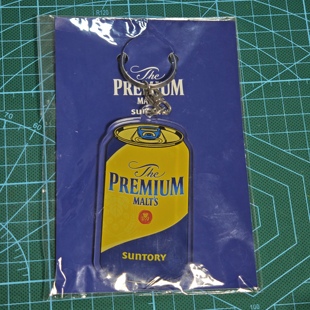 三得利suntory万志金premium神泡啤酒型亚克力挂件背包扣