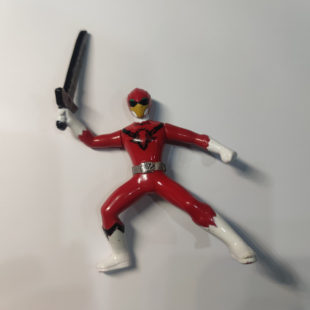 2016年麦当劳超级战队系列动物战队兽王者食玩红衣战士促销