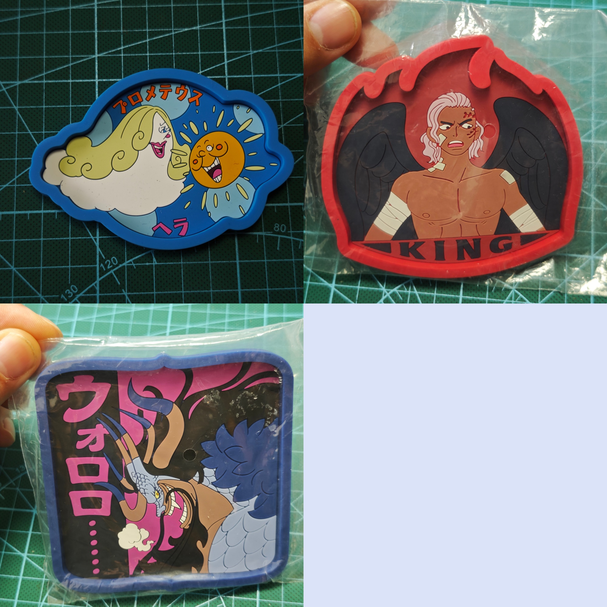 万代海贼王航海王一番赏献给雷明的忠诚橡胶杯垫凯多king大妈