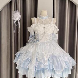 天鹅湖现货公主千金礼服lolita蝴蝶洛丽塔成人礼蓬蓬裙生日